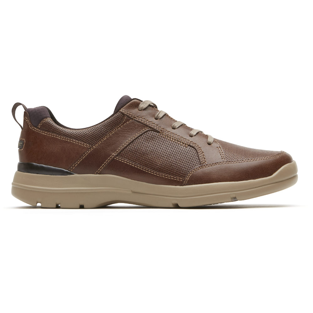 Rockport Mens City Edge Lace-Up - Sneakers Brown - OVD360285